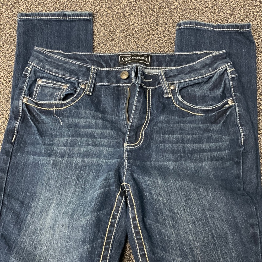 EUC size 10 Cato slim straight leg jeans